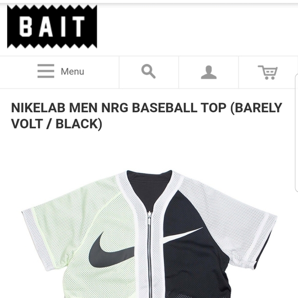 nikelab baseball top